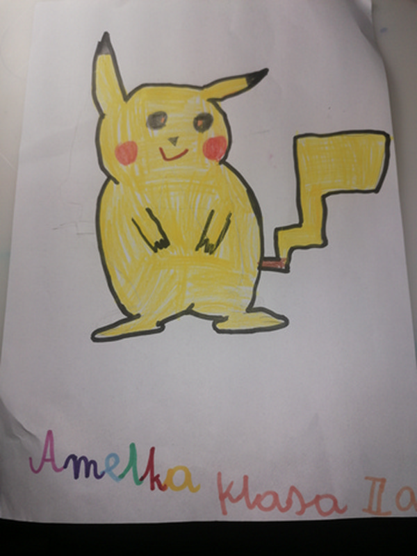 praca plastyczna pikachu